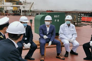 公司党委副书记、总经理高长峰赴太平洋舟山船厂调研慰问